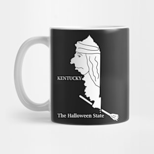 A funny map of Kentucky Mug